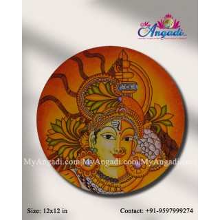 Arthanareeshwarar Round Mural Painting