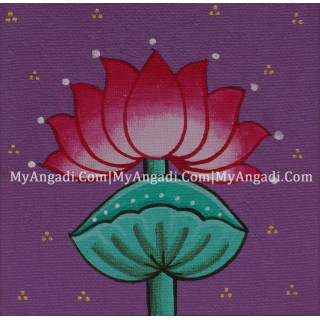 Lotus Canvas Painting 