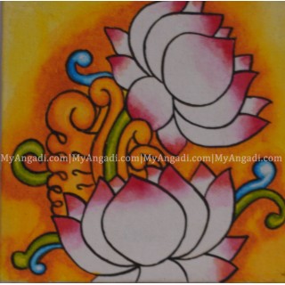 Lotus Canvas Painting 