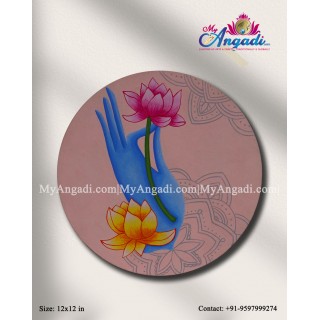 Lotus Canvas Painting 