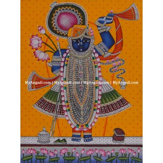 Shrinathji Canvas Painting 