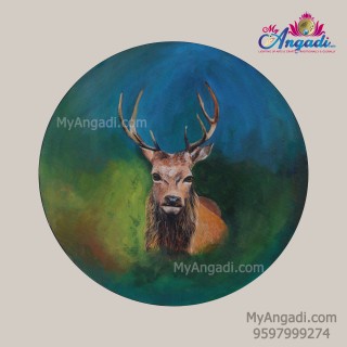 Deer Canvas Painting 