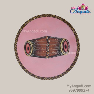 Mridangam Canvas Painting 