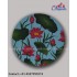 Round Lotus Canvas Painting 
