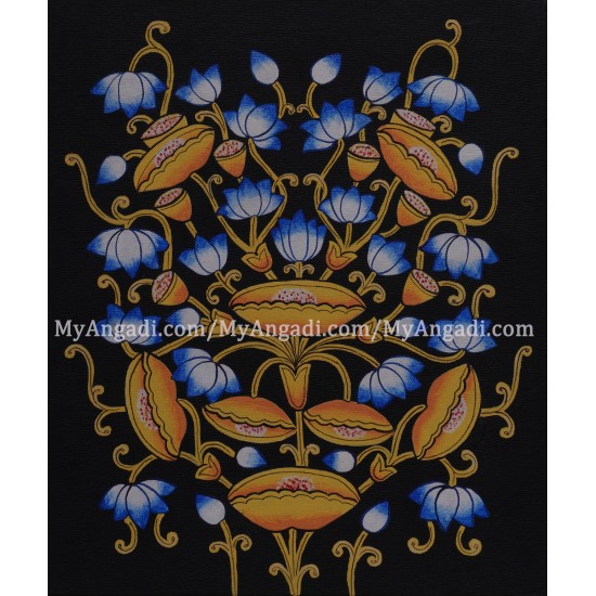 Blue Lotus Canvas Painting 