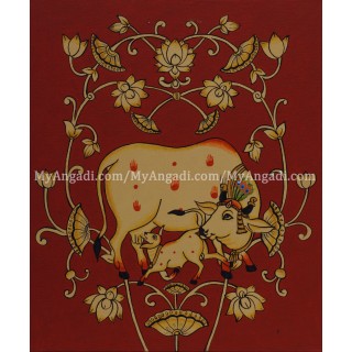 Komatha Red Canvas Painting 