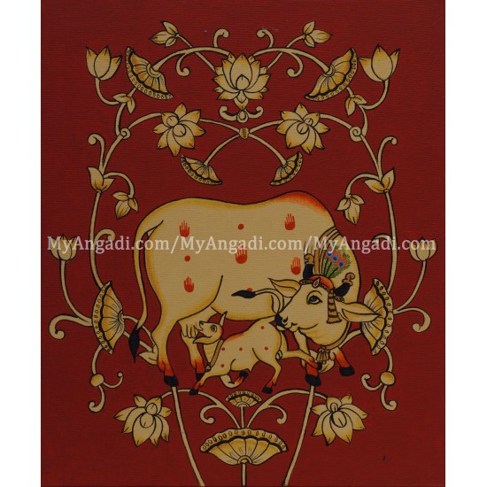 Komatha Red Canvas Painting 