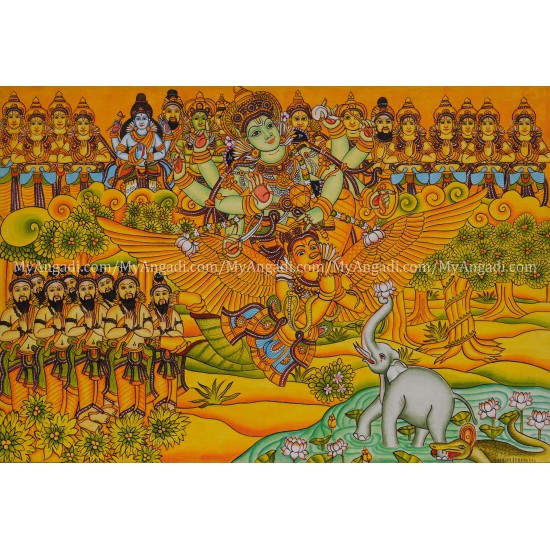 Gajendra Moksham Mural Painting