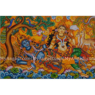 Radha Krishna Canvas Painting 