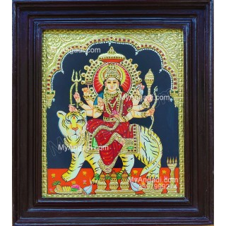 Durga Devi Tanjore Painting