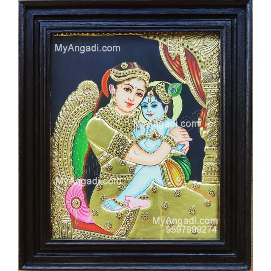 Yasodha Krishna Tanjore Painting