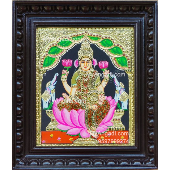 Gajalakshmi Tanjore Painting