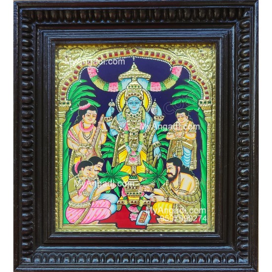 Sathya Narayanan Tanjore Painting Sathya Narayanan Tanjore Painting