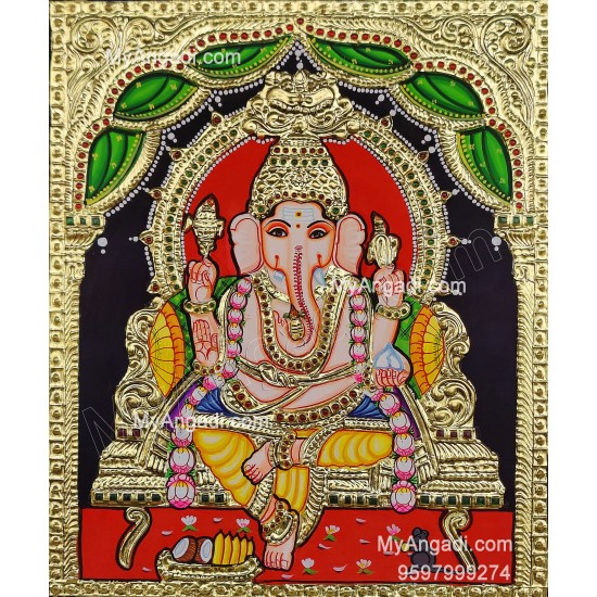 Ganesh Tanjore Painting Ganesh Tanjore Painting