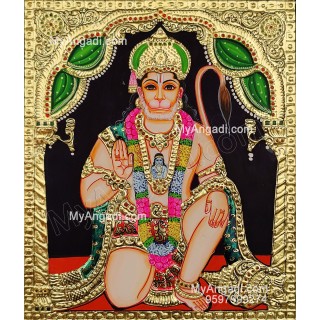 Hanuman Tanjore Painting