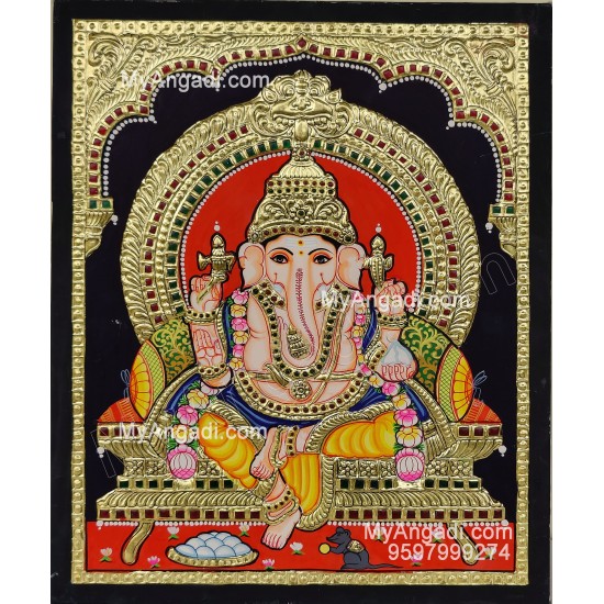 Ganesha Tanjore Painting Ganesha Tanjore Painting