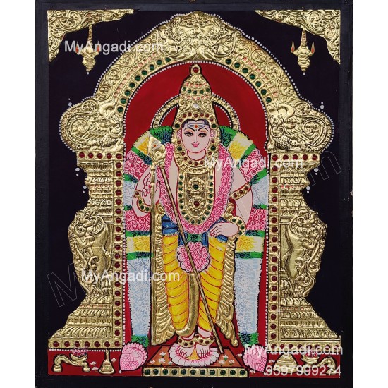 Murugan Tanjore Painting Murugan Tanjore Painting