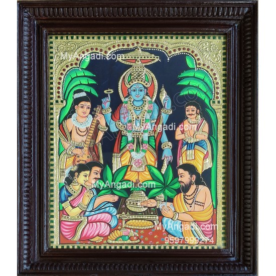  Sathya Narayanan Tanjore Painting