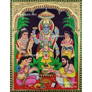  Sathya Narayanan Tanjore Painting