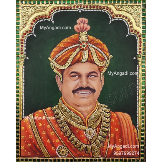 Edappadi pazhanichamy Tanjore painting Edappadi pazhanichamy Tanjore painting