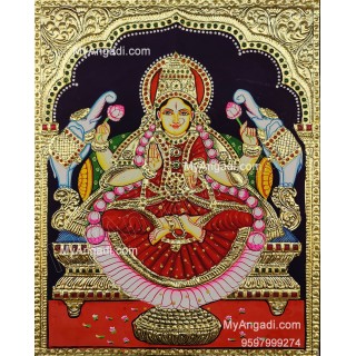 Gajalakshmi Tanjore Painting