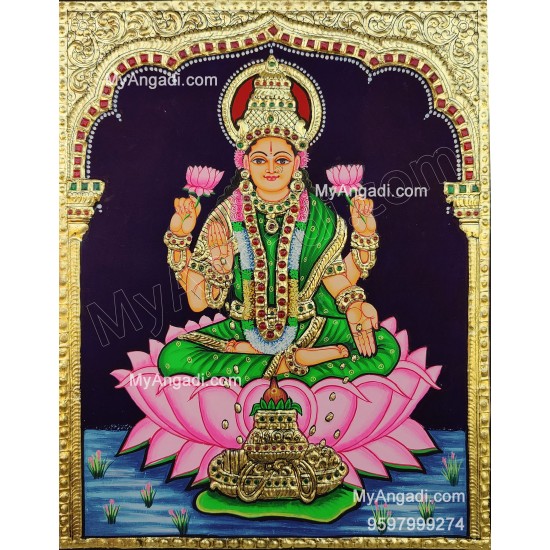 Lakshmi Tanjore Painting Lakshmi Tanjore Painting
