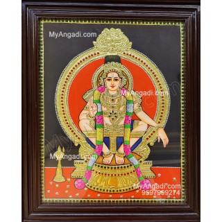 Iyyappa Swamy Tanjore Painting