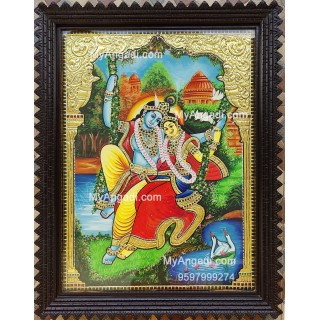 Radha Krishna Tanjore Painting