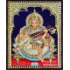 Saraswathi  3D Tanjore Painting