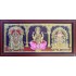 3 Panel Balaji Lakshmi  Ganesha  Tanjore Painting