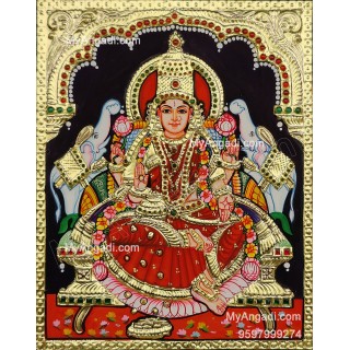 Gajalakshmi Tanjore Painting