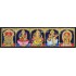 5 God - Ganesha, Lakshmi, Saraswathi, Balaji, Murugan Tanjore Paintings