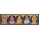 5 God - Ganesha, Lakshmi, Saraswathi, Balaji, Murugan Tanjore Paintings 5 God - Ganesha, Lakshmi, Saraswathi, Balaji, Murugan Tanjore Paintings