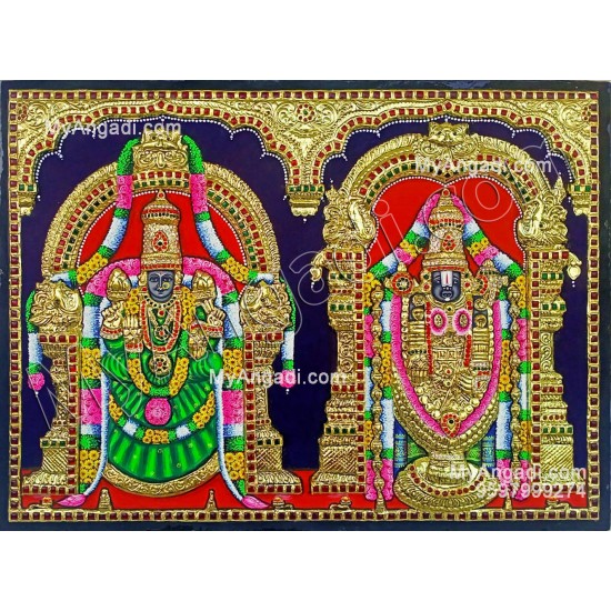 3D Balaji Thayaar Tanjore Painting