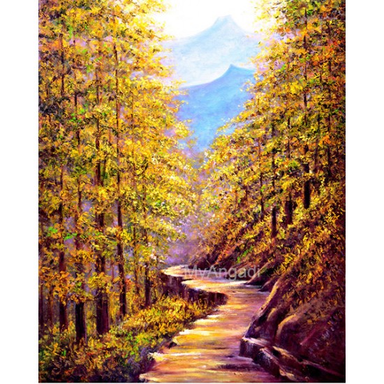 Natural Scenary Oil Painting - Landscapes