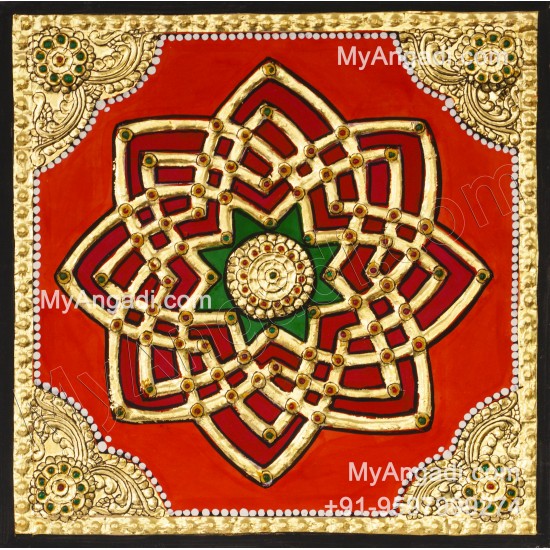 Aiswarya Kolam Tanjore Painting