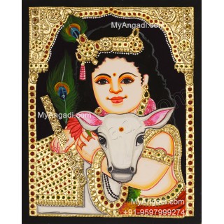 Krishna Tanjore Painting