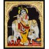  Krishna With Cow And Calf Tanjore Painting