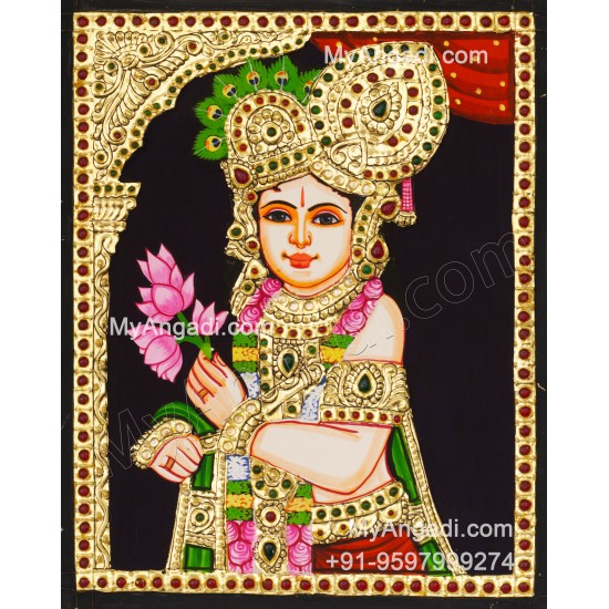 Krishna Tanjore Painting