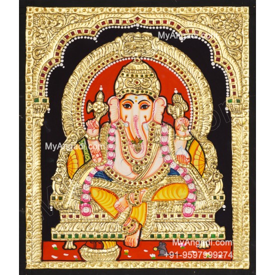 Ganapathi Tanjore Painting