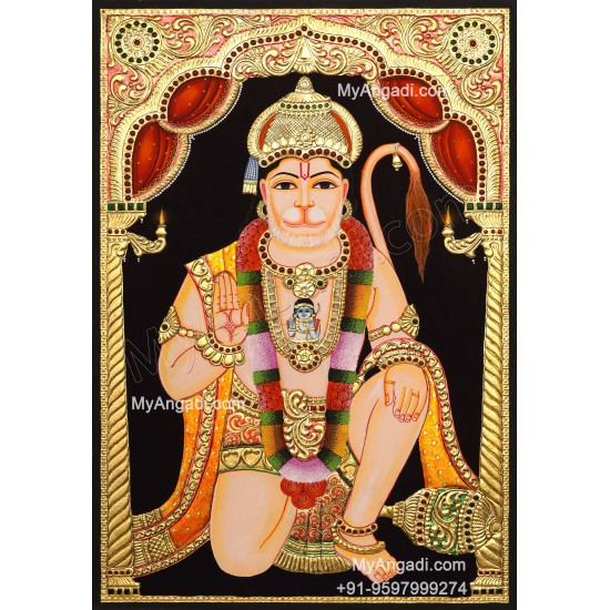 Hanuman Tanjore Paintings