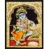 Butter Krishna Tanjore Painting, Baby Krishna Tanjore Painting