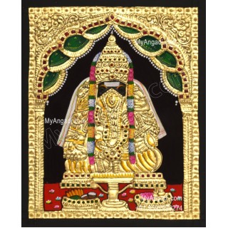 Karpaga Vinayagar Tanjore Painting