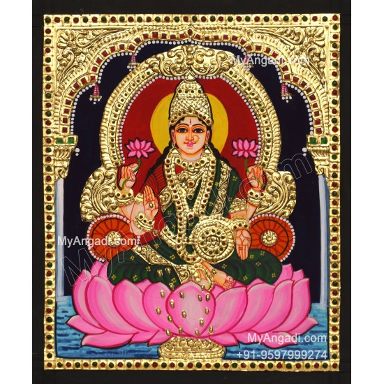 Lakshmi Devi Tanjore Paintings