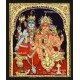 Shivan Family Tanjore Painting