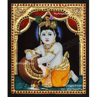 Butter Krishna Tanjore Paintings