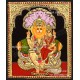 Panchamuga Hanuman Tanjore Painting