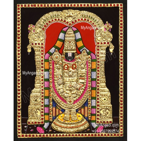 Venkatachalapathy  Tanjore Painting