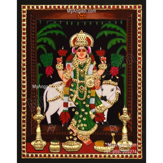 Graha Lakshmi Tanjore Painting