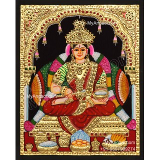 Annapoorani tanjore painting